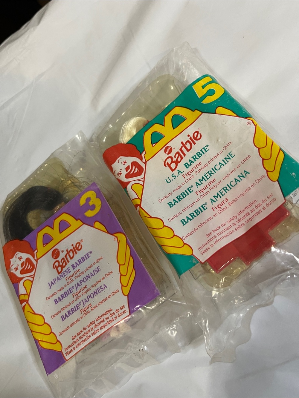 Vintage McDonald’s Barbie Happy Meal Toys -